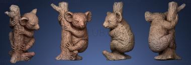 3D мадэль Медведь коала (STL)